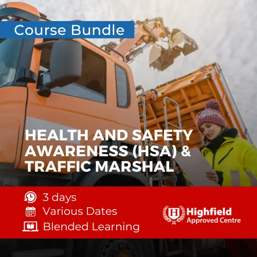 Health And Safety Awareness (Hsa) & Traffic Marshal, Vehicle Banksman Bundle